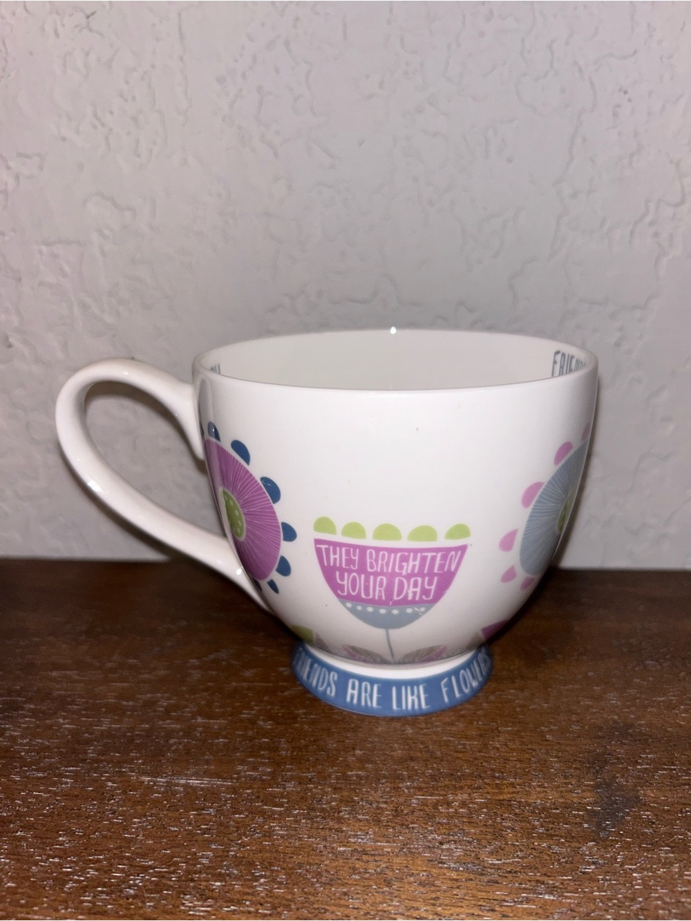 Portobello By Inspire “Friends are like Flowers, they Brighten your day” Cup Mug - Picture 5 of 5